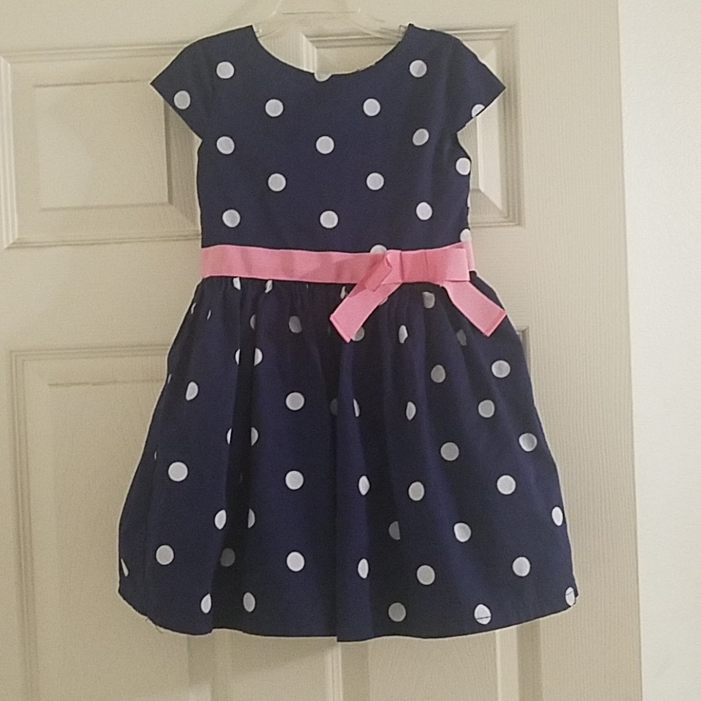 Girls Size 5T Polka Dot Dress